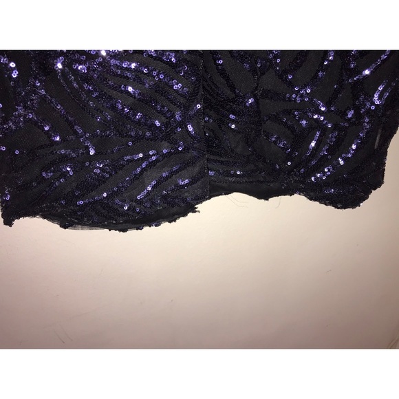FashionNova Navy Blue Sequin Dress - 1X - Picture 8 of 8